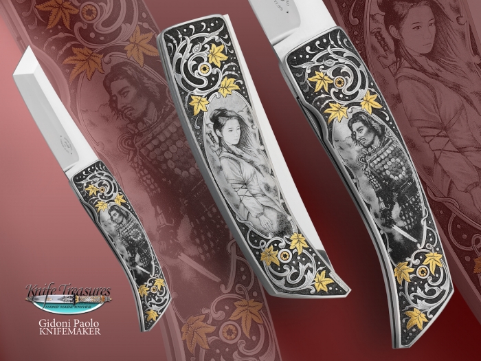 Custom Folding-Inter-Frame, N/A, RWL-34, 416 Stainless Steel Knife made by Paolo Gidoni