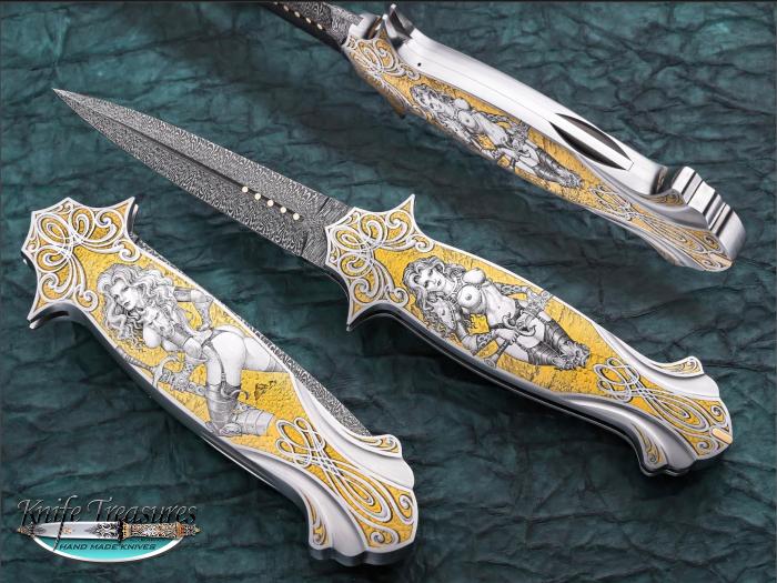 Custom Fixed Blade, N/A, ,  Knife made by Rick Genovese