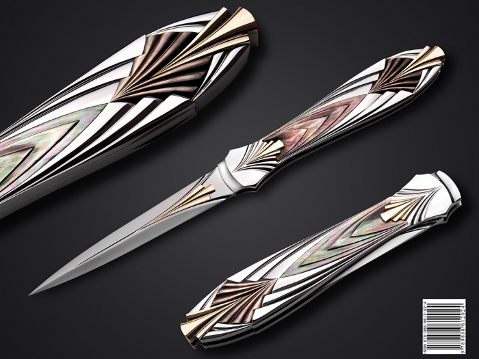 Custom Fixed Blade, N/A, ,  Knife made by Book MuzenArt 