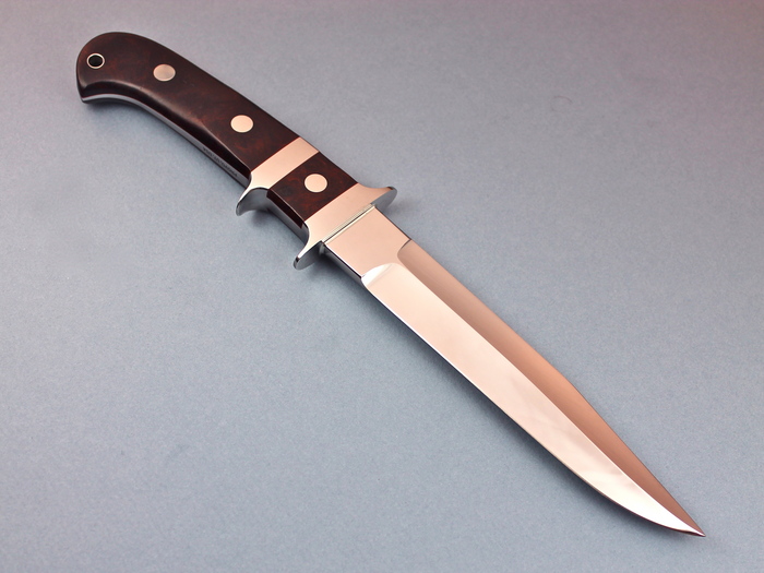 Custom Fixed Blade, N/A, ATS-34 Stainless Steel, Ironwood Knife made by Ricardo  Velarde
