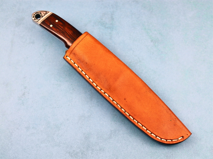 Custom Fixed Blade, N/A, RWL-34 Steel, Ironwood Knife made by Dietmar Kressler