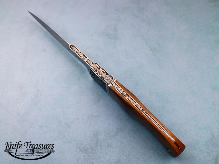 Custom Fixed Blade, N/A, BG-42 Stainless Steel, Oosic  Knife made by Dietmar Kressler