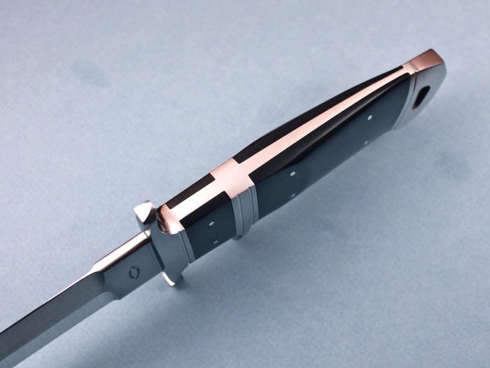 Custom Fixed Blade, N/A, BG-42 Stainless Steel, Fossilized Mammoth Knife made by Dietmar Kressler