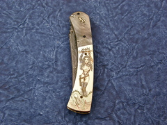 Click to make larger Custom Knife by J Etzler