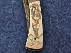 Click to make larger Custom Knife by J Etzler