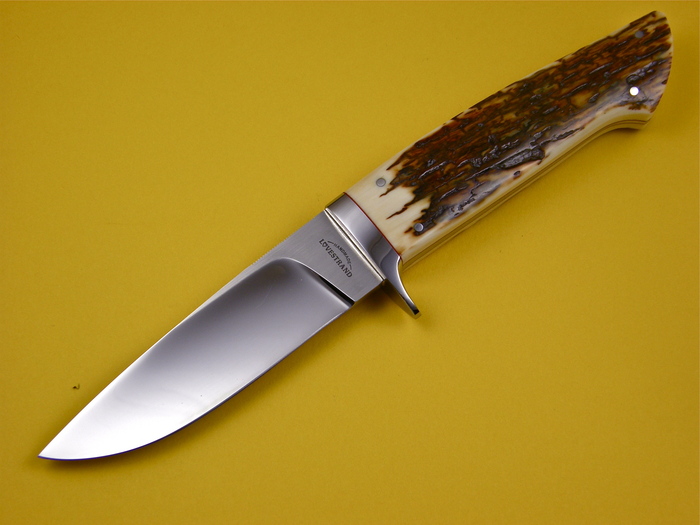 Custom Fixed Blade, N/A, CPM-154, Mammoth Ivory Knife made by Schuyler Lovestrand
