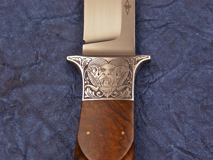 Custom Fixed Blade, N/A, Elmax-Super Clean, Ironwood Knife made by Michael Jankowsky