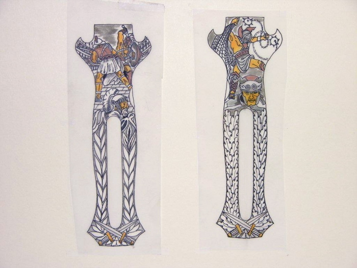 Custom Folding-Inter-Frame, Lock Back, Damascus Steel, Exotic Scales Knife made by Joe Kious
