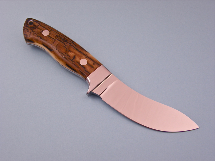 Custom Fixed Blade, N/A, ATS-34 Steel, Mammoth Ivory Knife made by Steve SR Johnson