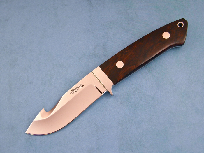 Custom Fixed Blade, N/A, ATS-34 Stainless Steel, Ironwood Knife made by Steve SR Johnson